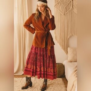 Papucei Pintura Metallic Floral Boots Brown Multi NWT